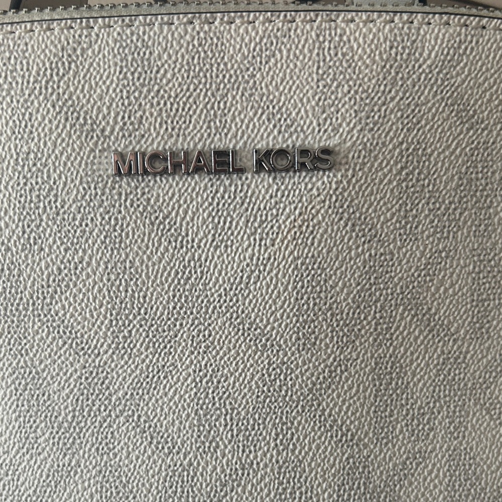 Michael Kors Cream Logo Mini Backpack - Picture 2 of 13